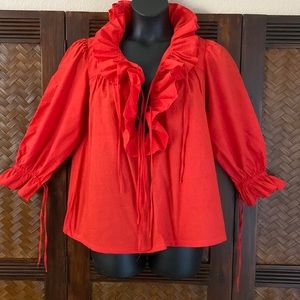 STAR OF INDIA - Vintage Red Pirate Shirt Small